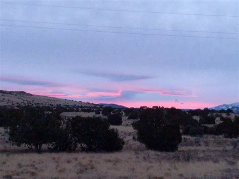 Sunrise en route to the Grand Canyon – ooh, pretty