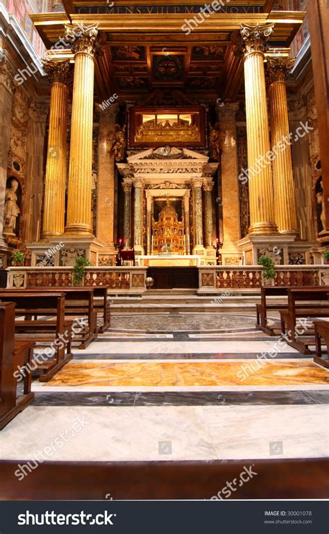 Interior Basilica St John Lateran Rome Stock Photo 30001078 - Shutterstock