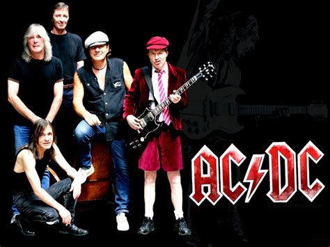 AC/DC HD Wallpaper Featuring Angus Young and the Band