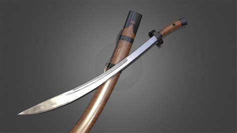 Chinese Sword Dao of Qing Dynasty - Download Free 3D model by leeeck ...