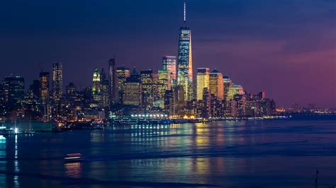 2560x1440 New York Skycrapper 4k Buildings Lights 1440P Resolution ,HD ...