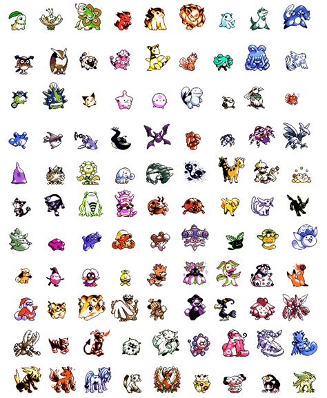 Pokemon Gold Beta Sprites by Madness-wolf on DeviantArt