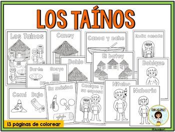 Indios Tainos Para Colorear