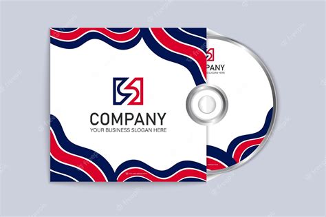 Premium Vector | Business professional cd cover and label template for ...