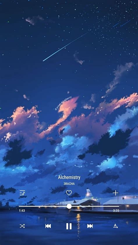 Anime, aesthetic, blue, music, HD phone wallpaper | Peakpx