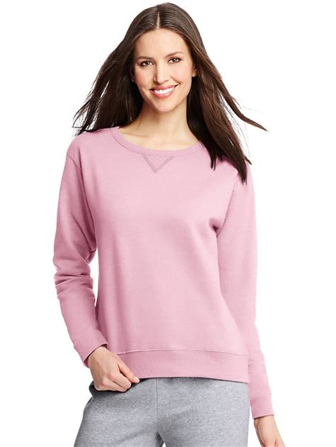 Hanes - Hanes ComfortSoft Eco Smart; Women's Crewneck Sweatshirt, Color ...