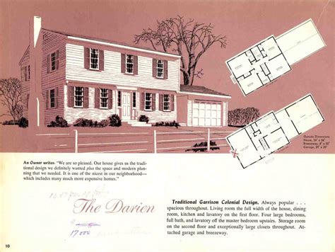 12 Beautiful Garrison Colonial House Plans - Home Building Plans | 84610