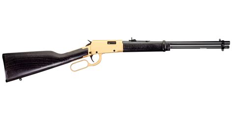 Rossi Rio Bravo 22LR Lever-Action Rifle with Gold Receiver and Hardwood ...