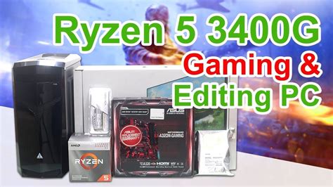 Ryzen 5 3400G PC Build !! 1080P Gaming Without GPU !! 30K Budget ...