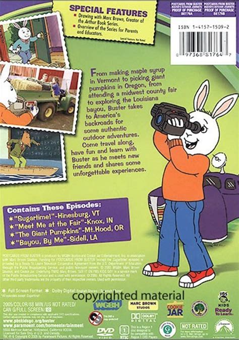 Postcards From Buster: Buster's Outdoor Journeys (DVD 2005) | DVD Empire