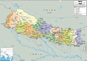 Maps of Nepal - Worldometer