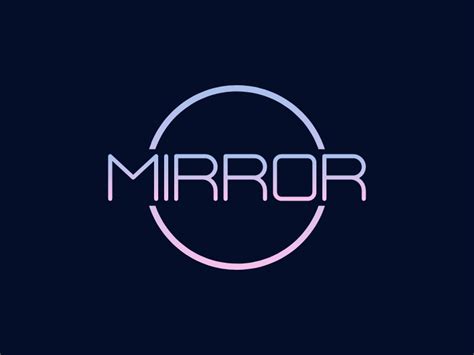 Mirror logo design - LogoAI.com