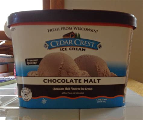 Cedar Crest Chocolate Malt Ice Cream