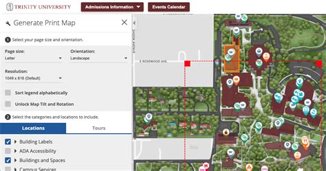 Trinity Launches New, Interactive Campus Map | Trinity University