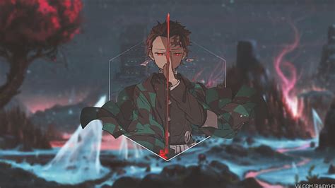 HD wallpaper: anime, anime boys, picture-in-picture, Kimetsu no Yaiba ...