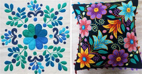 Bordado De Flores Mexicanas: Aprenda A Hacer E Inspirarse En Hermosas ...