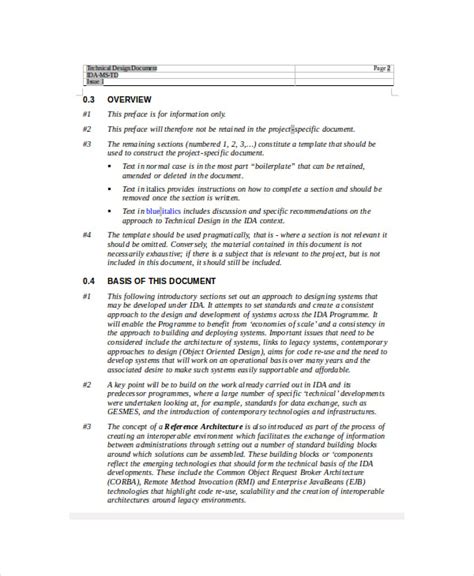 Technical Documentation Templates | 10+ Printable Word, Excel & PDF Formats