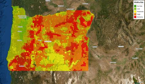 Oregon Wildfire Risk Map 2024 - Starr Adelheid