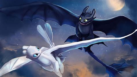 Toothless And Light Fury Love Check out our toothless light fury love ...