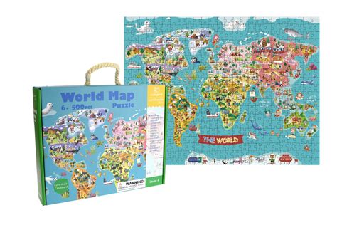 Old World Map Puzzle