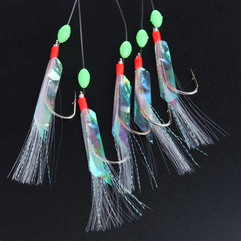 Assorted 22 Packs Sabiki Fishing Lure Rigs for Freshwater Saltwater ...