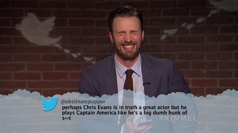 Chris Evans from Celebrity Mean Tweets From Jimmy Kimmel Live! | E! News