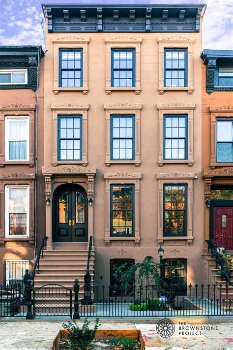 Townhouse exterior, Apartments exterior, Brownstone homes