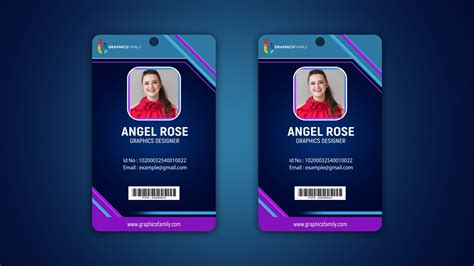 College id card template psd free download - dsalocation