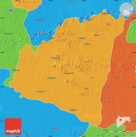 Political Map of Aurangabad