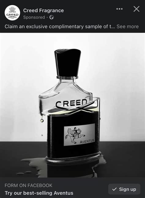 Creed Aventus sample - Get me FREE Samples