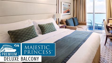 Premium Deluxe Balcony Stateroom | Majestic Princess Room Tour & Review ...