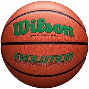 WILSON Evolution Indoor Game Basketball, Green, Size 7 - 29.5 ...