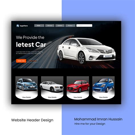 Website Header Design :: Behance