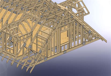 How do you frame stairs with attic trusses?