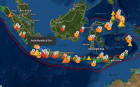 Gunung Anak Krakatau Erupsi