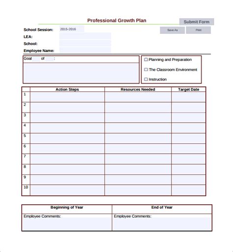 9+ Growth Plan Templates | Sample Templates