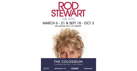 Rod Stewart Announces 2020 Las Vegas Residency Dates