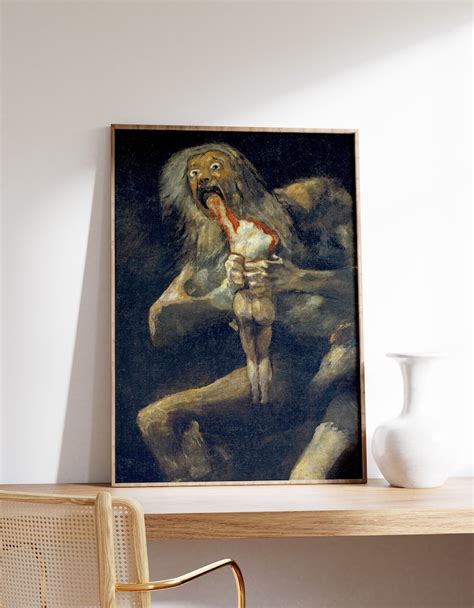 Francisco Goya Saturn Devouring His Son 1823 Gothic - Etsy