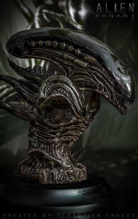 Alien sculpture by Threepwoody on DeviantArt