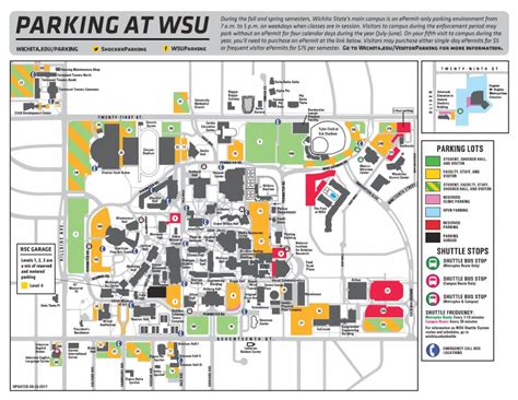 Wichita State University Campus Map Pdf - Printable Map