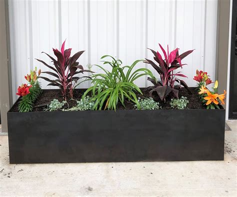 Metal Planter Boxes - Welding Shop Austin, TX