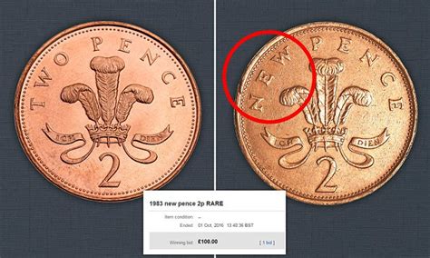 '1983 New Pence 2p coin' could be worth THOUSANDS thanks to error ...