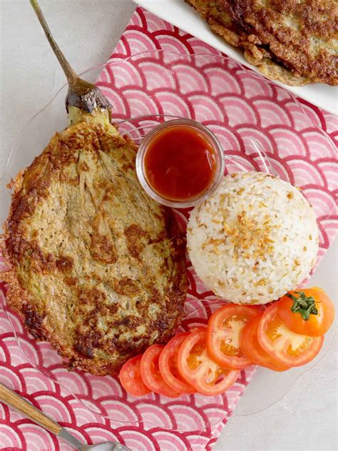 Tortang Talong (Filipino-style Omelet) - Kawaling Pinoy