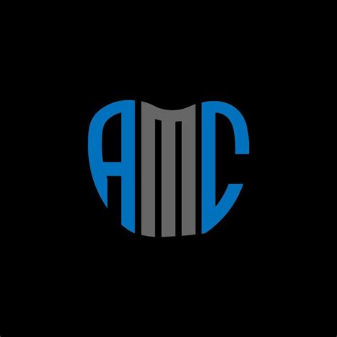 AMC letter logo creative design. AMC unique design. 28792984 Vector Art ...