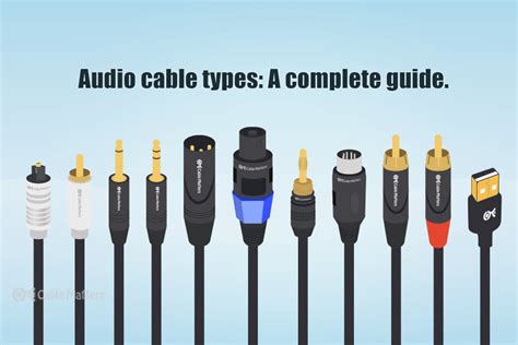 Audio Cable Types: A Complete Guide