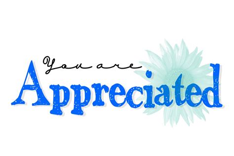 you are appreciated - Clip Art Library