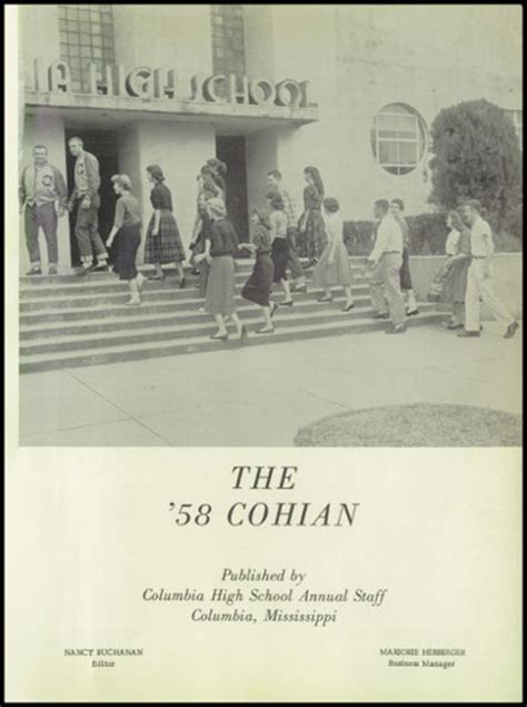 Explore 1958 Columbia High School Yearbook, Columbia MS - Classmates