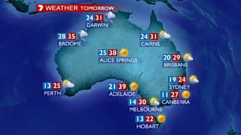 My Late Night Notebook: Video: The Weather forecast in Australia