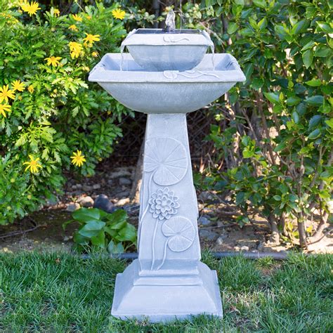 Solar Bird Bath Fountain Outdoor - Best Decorations