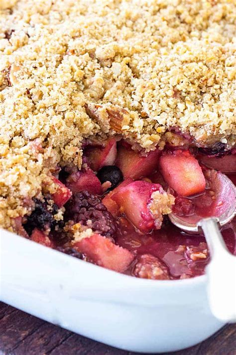 Apple Berry Crumble - Vintage Kitchen Notes